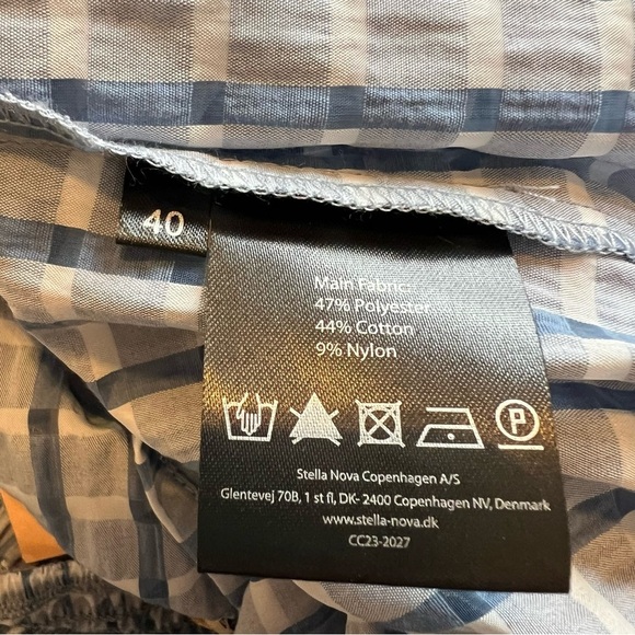 New! Stella Nova Penelope smocked peplum open back top nwt 17499 - Picture 15 of 16